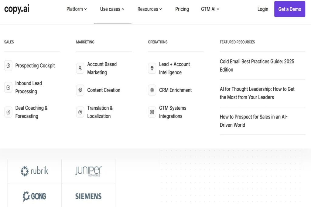 copy.AI tools for bloggers