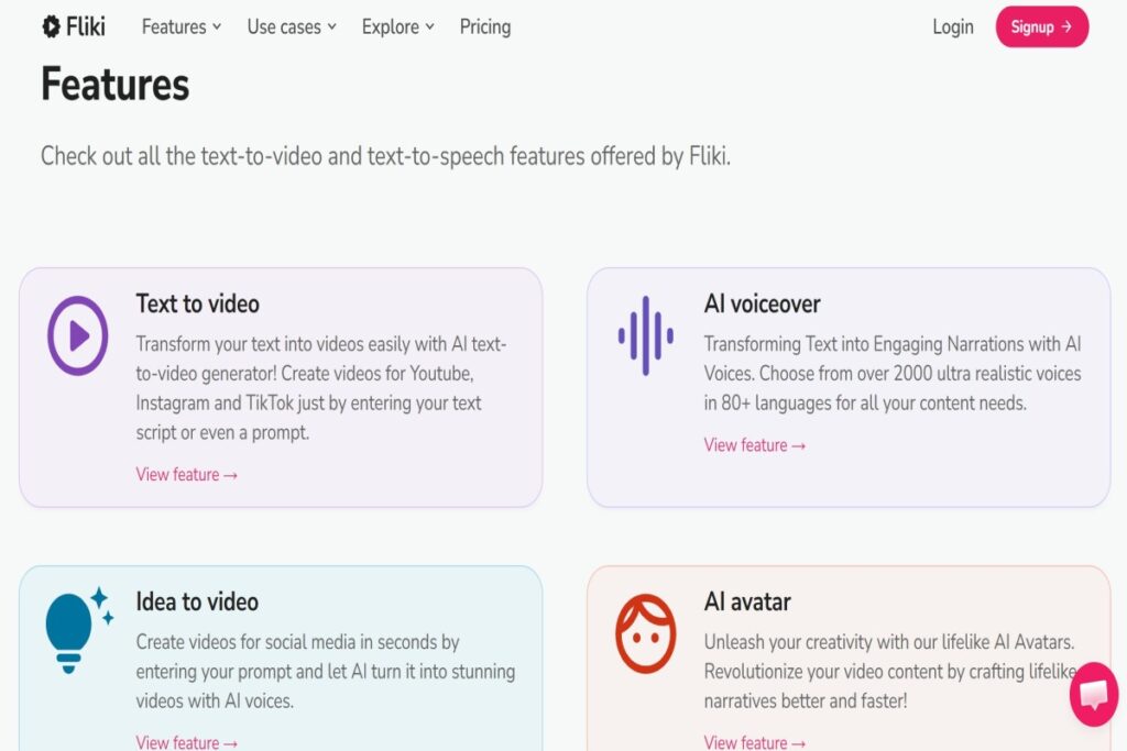 fliki-AI speech to text