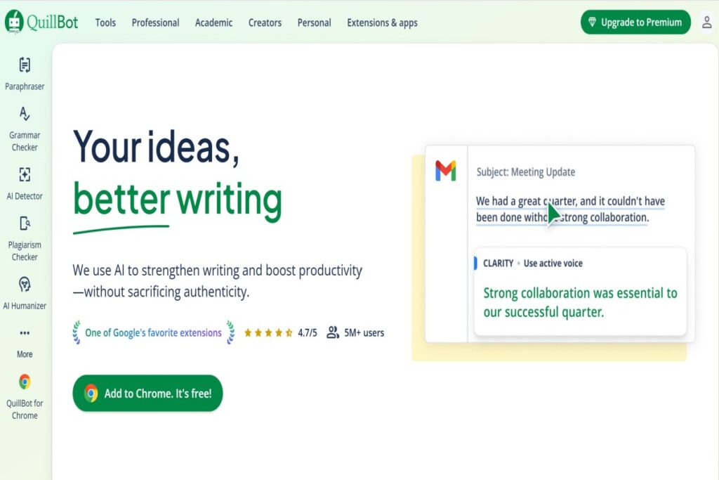 quillbolt- dashboard AI Tools for Bloggers
