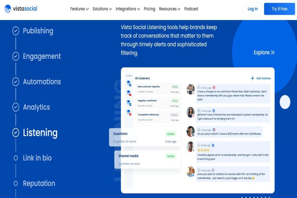 vista-social AI Tools for marketing